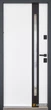 Двері ABWEHR 506 Nordi Glass вуличні (860х2050 антрацит RAL 7021 Антрацит/Vinorit біла). Праві. - изображение 2