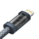 Кабель для iPhone на 1м. Type-C to Lightning Dynamic Series 20W Gray, Baseus для зарядки и передачи данных (CALD000016) - изображение 5