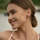 Сережки LUNET «Соняшник» з жовтого золота, з чорними діамантами 326173122 - изображение 2