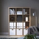 Стелаж IKEA KALLAX КАЛЛАКС, під білений дуб, 112 х 147 см, 404.099.35 - изображение 12