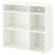 4 полиці книжкова шафа IKEA VIHALS, білий, 95х37х90 см, 504.832.89 - изображение 1