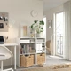 4 полиці книжкова шафа IKEA VIHALS, білий, 95х37х90 см, 504.832.89 - изображение 3