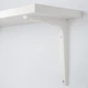 Полка з кронштейном IKEA BERGSHULT / TOMTHULT, білий, 80х20 см, 794.183.21 - изображение 11
