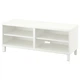 Тумба под ТВ IKEA БЕСТО, белый, 120x40x48 см, 690.612.27 - изображение 1