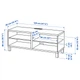 Тумба под ТВ IKEA БЕСТО, белый, 120x40x48 см, 690.612.27 - изображение 6