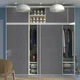 Войлочная панель раздвижной двери IKEA LARKOLLEN, темно-серый, 80х40-240 см, 105.189.26 - изображение 3