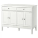 Сервант IKEA ИДАНЭС, белый, 124x50x95 см, 804.960.25 - изображение 1