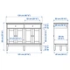 Сервант IKEA ИДАНЭС, белый, 124x50x95 см, 804.960.25 - изображение 6