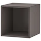 Шкаф IKEA ЭКЕТ, темно-серый, 35x35x35 см, 503.345.91 - изображение 3