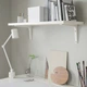 Полиця з кронштейном IKEA BERGSHULT/TOMTHULT, білий, 80х30 см, 194.183.24 - зображення 4