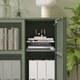 Шафа IKEA ІВАР, Двері, сіро-зелена сітка, 80x83 см, 505.312.52 - зображення 4