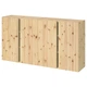 Навесной шкаф с 1 дверцей IKEA ИВАР, сосна, 160x30x83 см, 094.173.82 - изображение 1