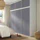 Шафа з 6 розсувними дверима IKEA ОПХУС, білий ларколлен, темно-сірий, 180x57x221 см, 094.941.58 - зображення 2