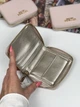 Женский кошелек Guess Laurel Small Zip-Around Wallet розовый (ZG850037) - изображение 3