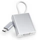 Адаптер, конвертер с Type-C на VGA для передачи видео Addap UC2VGA-02, переходник для ноутбука, проектора, телевизора, FullHD 1080P (0293) - изображение 3