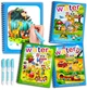 Водные многоразовые раскраски ( комплект 3 Шт ) Magic water drawing BOOK - изображение 1