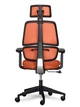 Офісне крісло Mealux Leo Air Orange (арт.Y-543 KBY) Помаранчеве - изображение 5