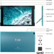 Планшет 10" TJD MT1011 2+2/64Gb 4 ядра IPS Android 12 6000 mAh Wi-Fi - изображение 2