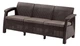 Диван для саду і тераси Keter Corfu Love Seat Max коричневий 258947 - зображення 1