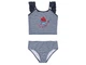 Купальник раздельный с рюшами для девочки Lupilu 406417 086-92 см (12-24 months) темно-синий - изображение 1