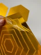 Зеркальная наклейка на стену "Hexagon" - акриловая панель для декора интерьера, самоклеящаяся, 24 шт, золото (710033) - изображение 5