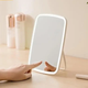 Дзеркало для макіяжу з LED підсвічуванням Makeup Mirror прямокутне USB Біле - зображення 5