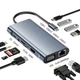 Адаптер-Хвб Type-C на HDMI USB 3.0 LAN VGA PD 87W для MacBook Apple (TypeC-HUB-PD-1Gb) - зображення 2