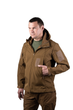 Тактична куртка SMILO soft shell coyote, S, Softshell - зображення 5