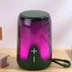 Bluetooth-колонка TG652 c RGB ПОДСВЕТКОЙ, speakerphone, радио, green - изображение 2