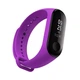 Силиконовый ремешок MRK для фитнес браслета Xiaomi Mi Band 4/3 Purple (15) с металлической кнопкой (mrk2041) - изображение 4