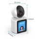 IP-камера відеоспостереження RIAS C31 (Im Cam APP) 2MP з екраном White (3_04526) - зображення 3