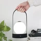 Круглая настольная LED лампа ночник светильник аккумуляторный с сенсорным управлением 21х12 см (476474-Prob) - изображение 4