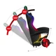 Геймерское Кресло с RGB Подсветкой Тканевое Компьютерное Игровое Huzaro Force 4.7 RGB Black&nbsp;с Подставкой для Ног Черное до 140 кг Польша - изображение 4