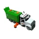 Інтерактивний конструктор Збиральна машина A-Toys YW 9083 B зі звуковими ефектами, підсвічуванням та рухомими деталями Зелено-біла у картонній коробці - зображення 1