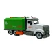 Інтерактивний конструктор Збиральна машина A-Toys YW 9083 B зі звуковими ефектами, підсвічуванням та рухомими деталями Зелено-біла у картонній коробці - зображення 3