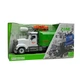 Інтерактивний конструктор Збиральна машина A-Toys YW 9083 B зі звуковими ефектами, підсвічуванням та рухомими деталями Зелено-біла у картонній коробці - зображення 4