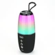 Портативная колонка TG644 5W с RGB подсветкой и ремешком Black - изображение 1