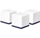 Домашня Mesh Wi-Fi система Mercusys Halo H50G(3-pack) 1900 Мбіт/с Білий - зображення 1