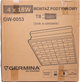 Світильник растровий прихованого монтажу Germina для світлодіодних ламп 4 x 18 Вт (GW-0053) - зображення 5