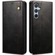 Чехол-книжка с кармашками UniCase Leather Wallet для Samsung Galaxy A55 (A556) - Black - изображение 1