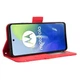 Чехол-книжка с кармашками Deexe Wallet Stand для Motorola Moto G24 Power / G04 / G04s / E14 - Red - изображение 4