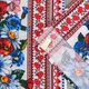 Рушник вафельний з принтом вишивки та квітами GM Textile 35х61см 180г/м2 (Різнокольоровий) - зображення 4