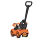 Каталка-толокар з батьківською ручкою M 4741, orange - зображення 2