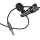 Провідний петличний мікрофон для телефону Borofone BFK11 AUX 3.5mm mini-jack нагрудний мікрофон для блогера - зображення 4