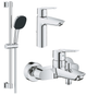 Набор смесителей GROHE QuickFix Start UA202301MQ (24206002+23455002+26398001) - изображение 1