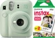 Комплект Камера моментальной печати Fujifilm Instax Mini 12 Mint Green Мятно-зеленая (16806119) + Фотопленка Fujifilm Instax Mini Glossy 2 х картриджа (16567828) - изображение 1