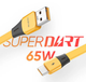 Кабель Data Cable SuperDart / Super Vooc 65W / 6A 1m USB на Type-C / USB-C для Realme (yellow) - изображение 3