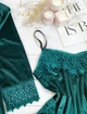 Пижама женская четверка халат майка шорты брюки Tina Collection M волна - изображение 4