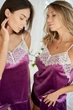 Пижама женская четверка халат майка шорты брюки Tina Collection XL розовый - изображение 6
