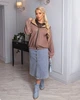 Fashions • Женская весенняя куртка Джилли Fashions 48-52 пудра (#463-ел) - изображение 4